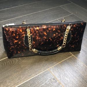 Wine Holder Tortoise Clutch Bag